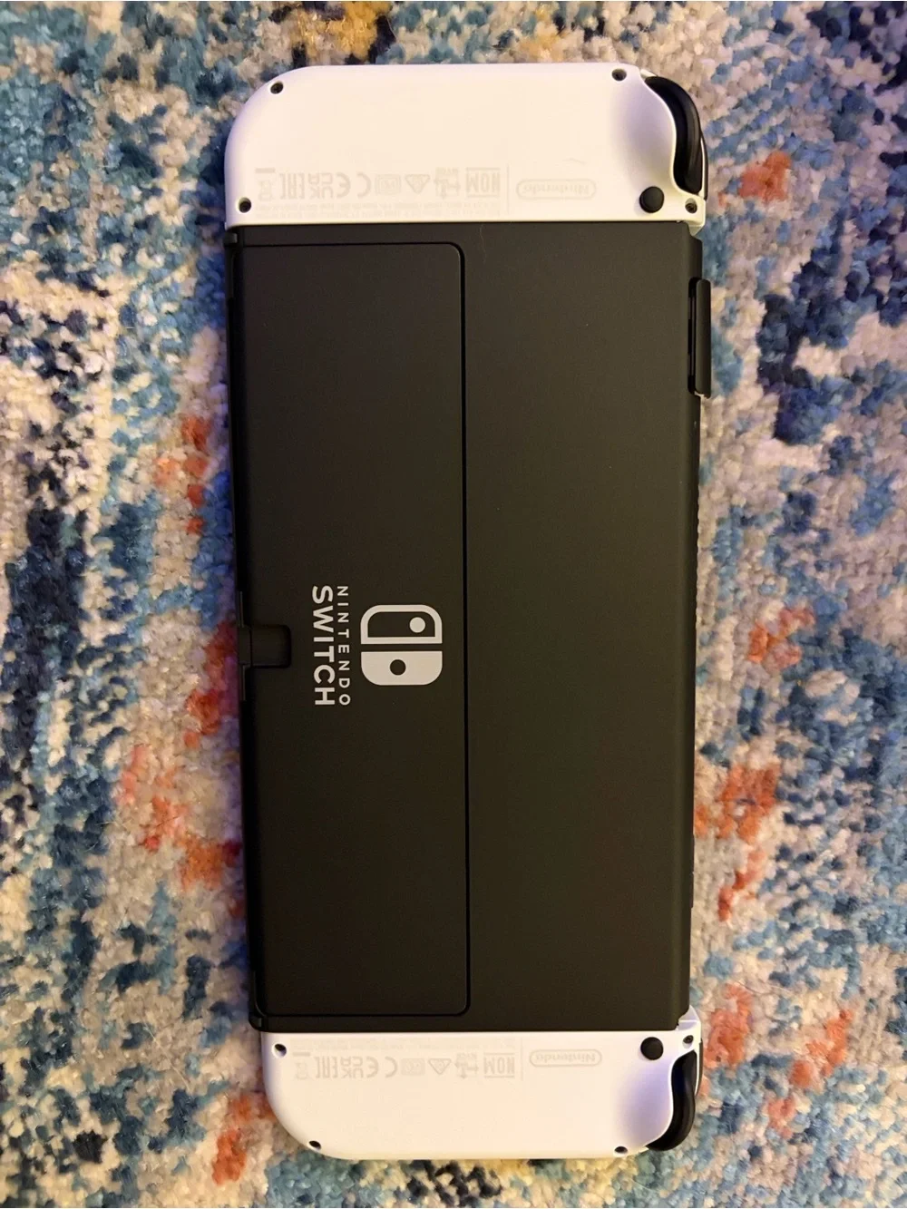 Nintendo Switch OLED White Console – original Box Art + accessories
